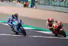 Bild zum Inhalt: MotoGP Silverstone 2019: Rins bezwingt Marquez auf der Ziellinie