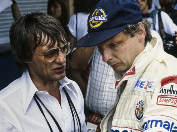 Titel-Bild zur News: Bernie Ecclestone, Niki Lauda