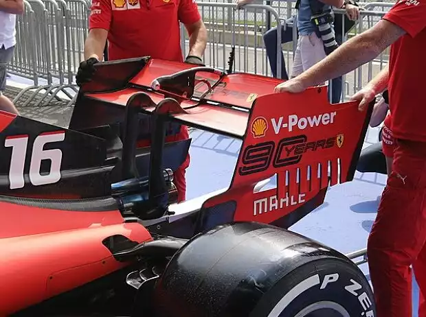 Ferrari-Heckflügel Titel-Bild zur News: Ferrari-Heckflügel