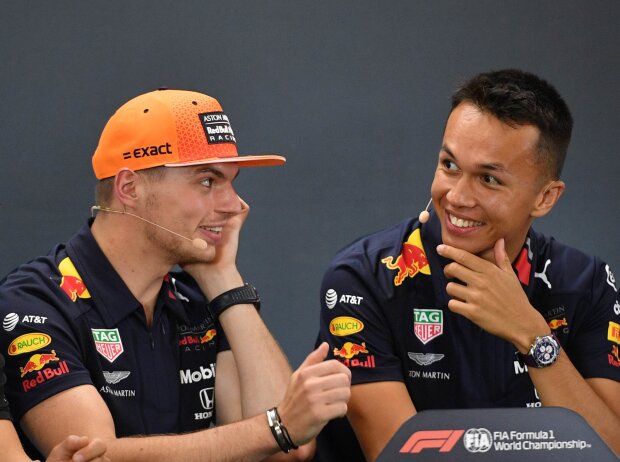 Max Verstappen, Alexander Albon Max Verstappen, Alexander Albon