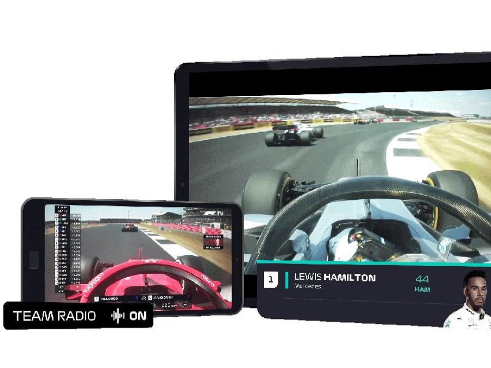 F1 TV Pro: Erhalten Sie einen direkten Audiofeed über das Geschehen auf der Strecke und in der Boxengasse