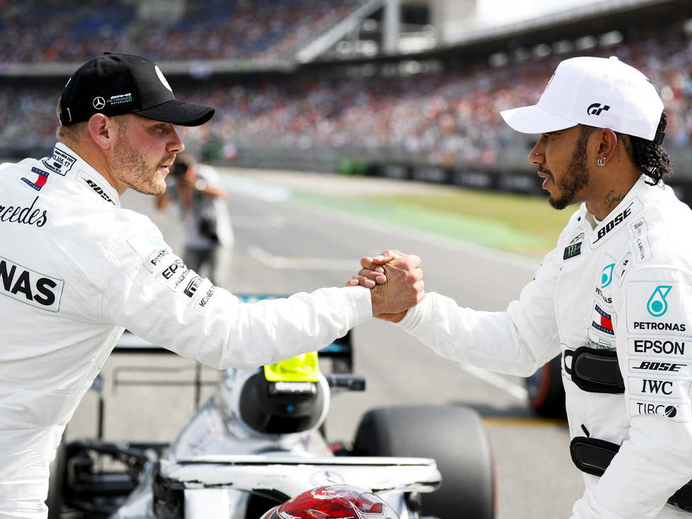 Valtteri Bottas, Lewis Hamilton
