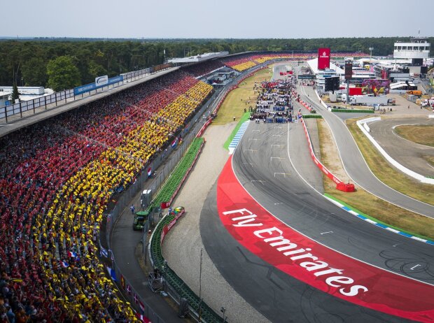 Fans in Hockenheim, Motodrom Fans in Hockenheim, Motodrom