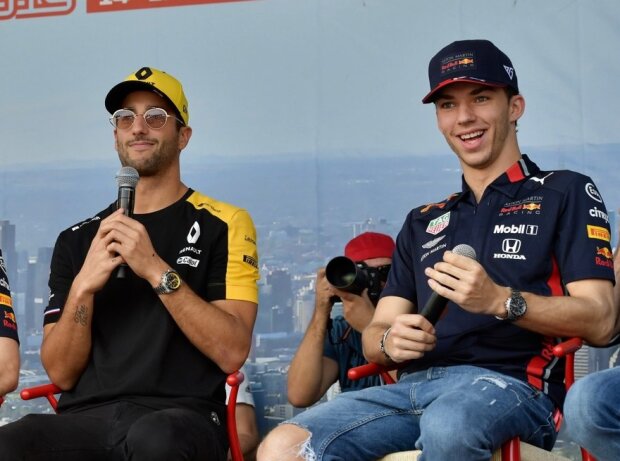 Titel-Bild zur News: Nico Hülkenberg, Max Verstappen, Daniel Ricciardo, Pierre Gasly