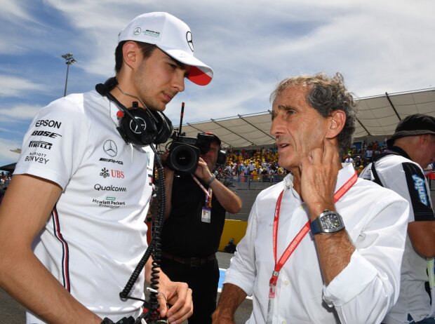 Titel-Bild zur News: Esteban Ocon, Alain Prost