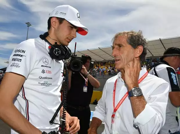 Esteban Ocon, Alain Prost Titel-Bild zur News: Esteban Ocon, Alain Prost