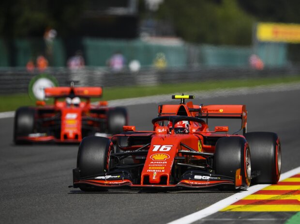 Charles Leclerc, Sebastian Vettel