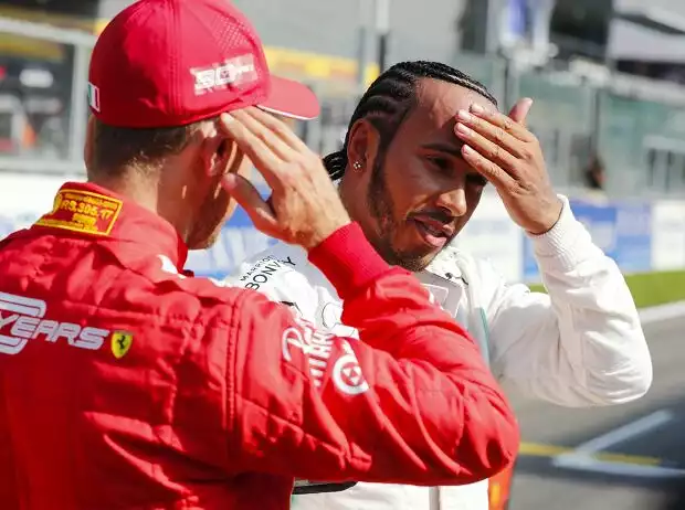 Lewis Hamilton, Sebastian Vettel Titel-Bild zur News: Lewis Hamilton, Sebastian Vettel