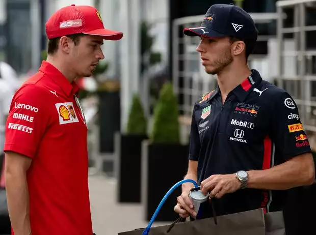 Titel-Bild zur News: Charles Leclerc, Pierre Gasly