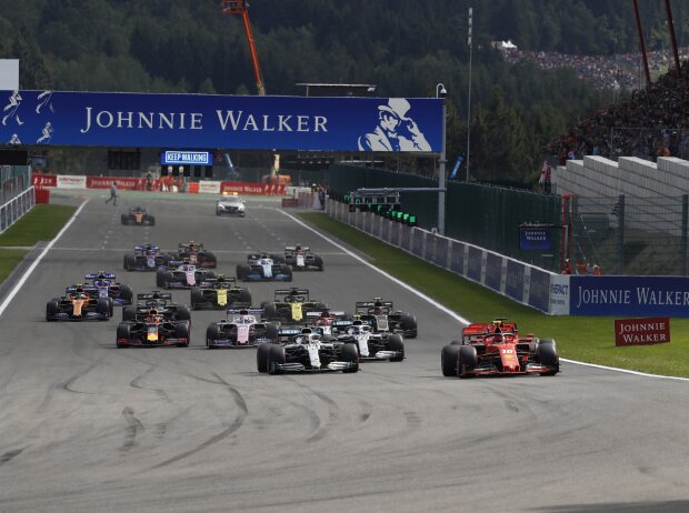 Charles Leclerc, Sebastian Vettel, Lewis Hamilton, Valtteri Bottas Charles Leclerc, Sebastian Vettel, Lewis Hamilton, Valtteri Bottas