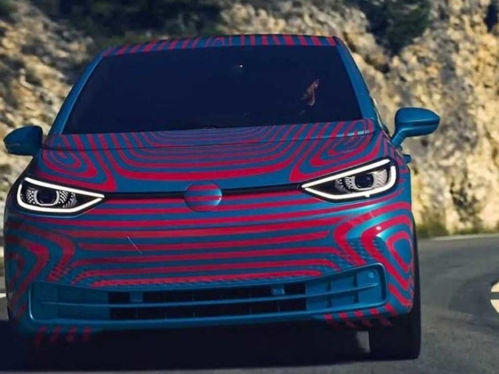 Volkswagen ID.3 (geleakte BIlder in neuer Tarnfolie, 6. Mai 2019)