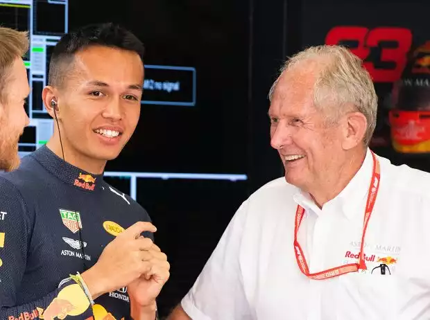 Titel-Bild zur News: Alexander Albon, Helmut Marko