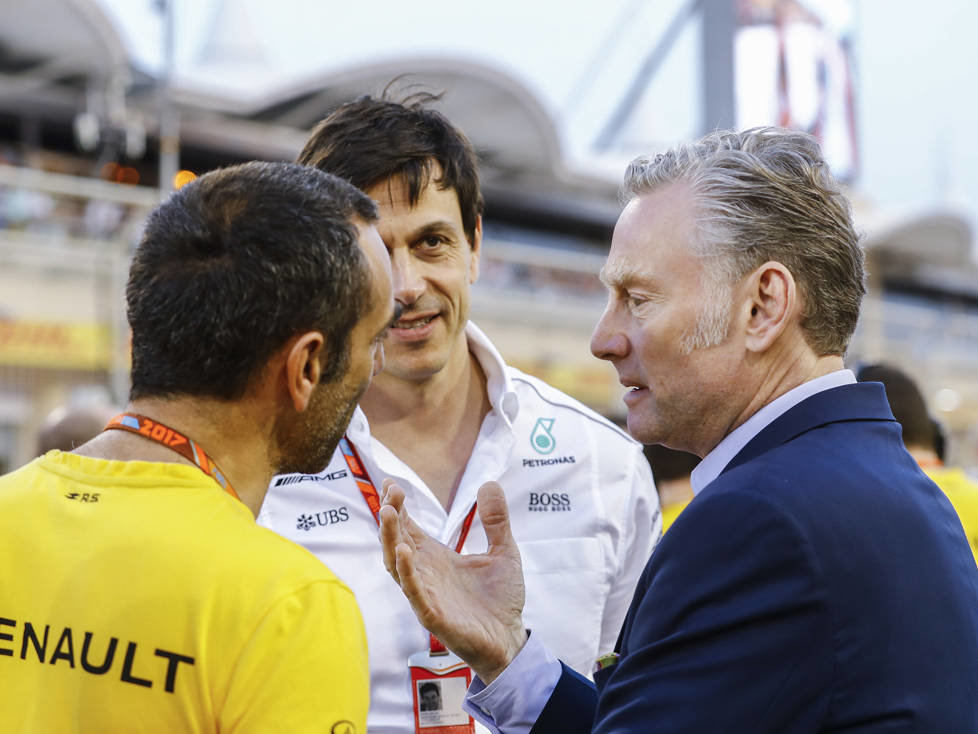 Cyril Abiteboul, Toto Wolff und Sean Bratches