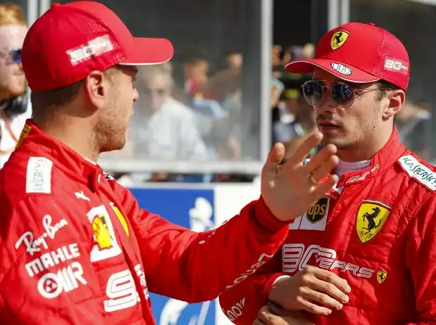 Charles Leclerc, Sebastian Vettel Titel-Bild zur News: Charles Leclerc, Sebastian Vettel