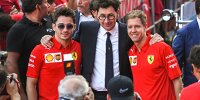 Bild zum Inhalt: Leclerc über Beziehung zu Vettel: "Richtigen Kompromiss gefunden"