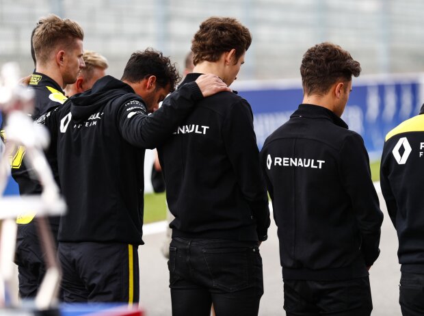 Nico Hülkenberg, Daniel Ricciardo, Anthoine Hubert Nico Hülkenberg, Daniel Ricciardo, Anthoine Hubert