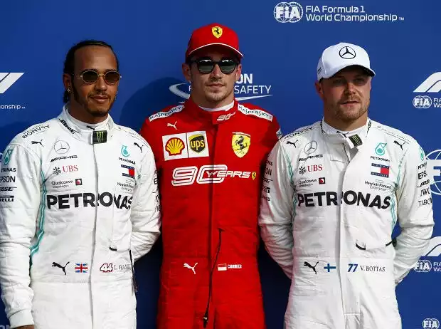 Lewis Hamilton, Charles Leclerc, Valtteri Bottas Titel-Bild zur News: Lewis Hamilton, Charles Leclerc, Valtteri Bottas