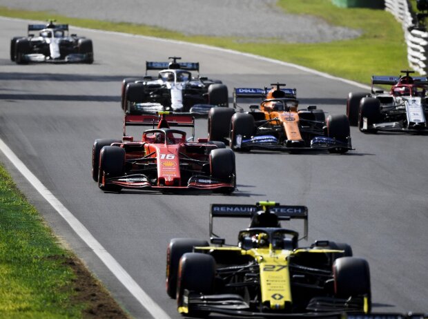 Titel-Bild zur News: Nico Hülkenberg, Charles Leclerc, Carlos Sainz, Kimi Räikkönen, Lewis Hamilton, Valtteri Bottas