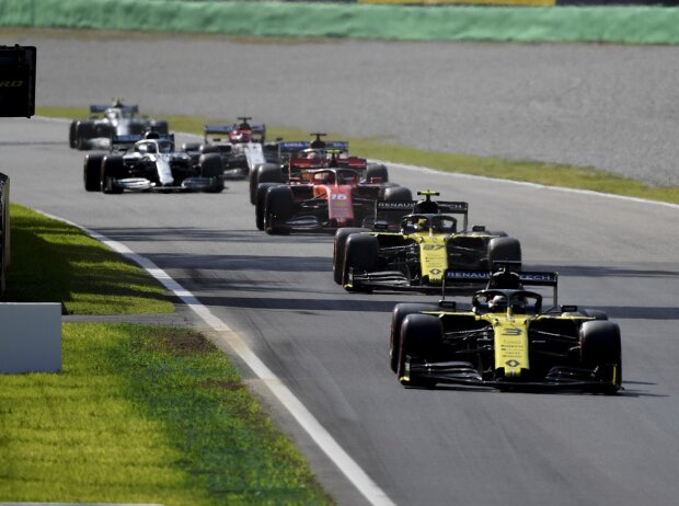 Daniel Ricciardo, Nico Hülkenberg, Charles Leclerc, Carlos Sainz, Lewis Hamilton