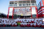 Mattia Binotto, Charles Leclerc (Ferrari) und Sebastian Vettel (Ferrari) 