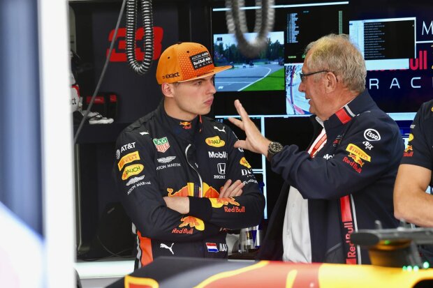 Max Verstappen Helmut Marko Red Bull Aston Martin Red Bull Racing F1 ~Max Verstappen (Red Bull) und Helmut Marko ~ 