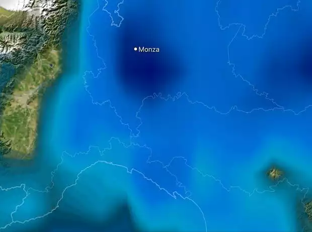 Regen-Radar für das Rennen in Monza 2019 Titel-Bild zur News: Regen-Radar für das Rennen in Monza 2019