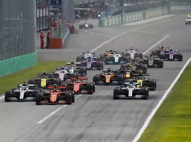 Charles Leclerc, Lewis Hamilton, Valtteri Bottas Titel-Bild zur News: Charles Leclerc, Lewis Hamilton, Valtteri Bottas