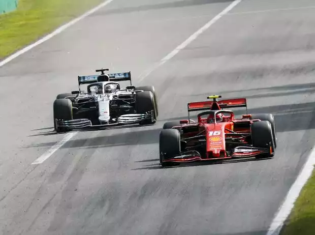 Titel-Bild zur News: Charles Leclerc, Lewis Hamilton