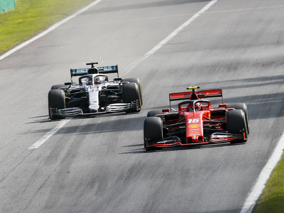 Charles Leclerc, Lewis Hamilton