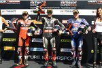 Alvaro Bautista, Jonathan Rea und Alex Lowes 