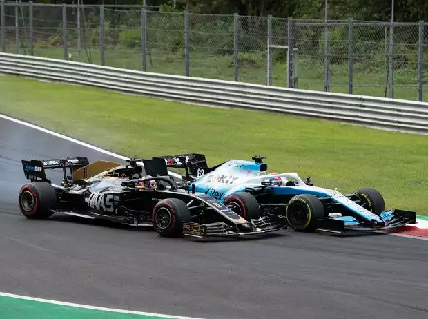 George Russell, Romain Grosjean Titel-Bild zur News: George Russell, Romain Grosjean