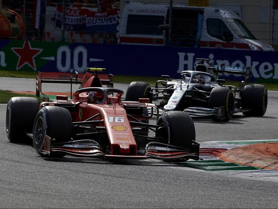 Charles Leclerc, Lewis Hamilton