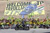 Bild zum Inhalt: Mit der Yamaha M1 durch Tavullia: Valentino Rossi begeistert seine Fans