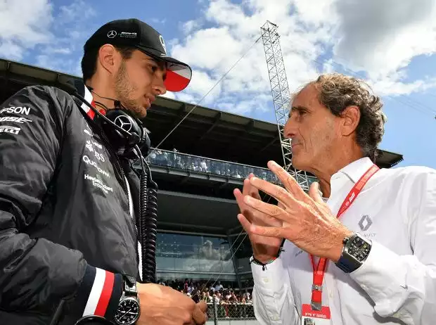 Esteban Ocon, Alain Prost Titel-Bild zur News: Esteban Ocon, Alain Prost