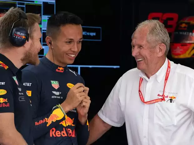 Alexander Albon, Helmut Marko Titel-Bild zur News: Alexander Albon, Helmut Marko