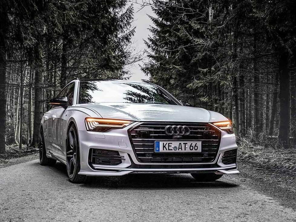 Überlegen sportlich gebaut: Der ABT Audi A6. Auf Tempo 100 ist der sportliche Diesel in nur 5,5 Sekunden und ist damit zwei Zehntel schneller als der Serien-A6