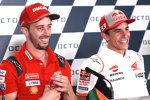 Andrea Dovizioso (Ducati) und Marc Marquez (Honda) 