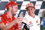 Andrea Dovizioso (Ducati) und Marc Marquez (Honda) 