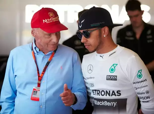 Niki Lauda, Lewis Hamilton Titel-Bild zur News: Niki Lauda, Lewis Hamilton