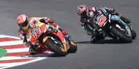 Bild zum Inhalt: "Also auch ein Mensch": Quartararo jubelt über Misano-Duell mit Marquez