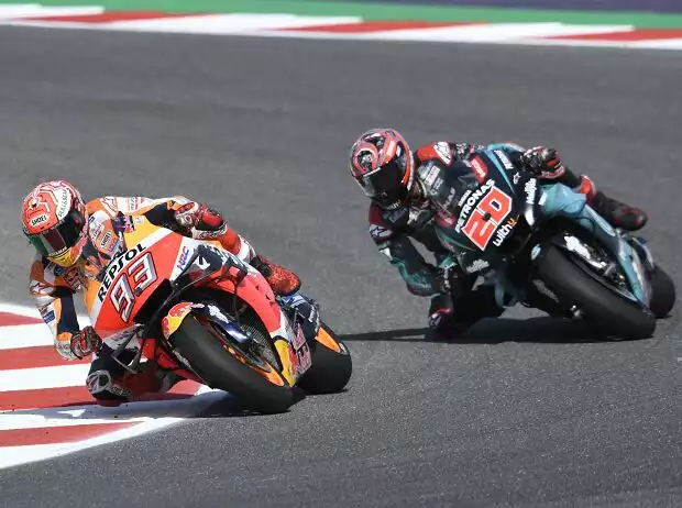 Marc Marquez, Fabio Quartararo Titel-Bild zur News: Marc Marquez, Fabio Quartararo