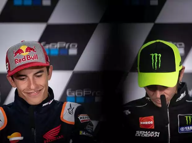 Marc Marquez, Valentino Rossi Titel-Bild zur News: Marc Marquez, Valentino Rossi