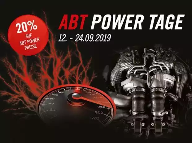 Mit zusätzlicher Power in den Herbst - die ABT Power Tage Titel-Bild zur News: Mit zusätzlicher Power in den Herbst - die ABT Power Tage