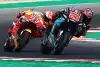 Bild zum Inhalt: Quartararo: Bei Misano-Duell gegen Marquez auf den Geschmack gekommen