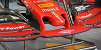 Bild zum Inhalt: Formel-1-Technik Singapur: Neue Ferrari-Nase für mehr Abtrieb