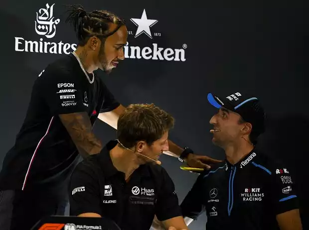 Lewis Hamilton, Romain Grosjean, Robert Kubica Titel-Bild zur News: Lewis Hamilton, Romain Grosjean, Robert Kubica