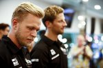 Kevin Magnussen (Haas) und Romain Grosjean (Haas) 