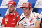 Andrea Dovizioso (Ducati) und Marc Marquez (Honda) 