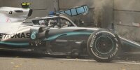 Bild zum Inhalt: Formel 1 Singapur 2019: Valtteri Bottas crasht beim Auftakt!