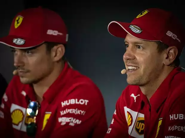 Sebastian Vettel, Charles Leclerc Titel-Bild zur News: Sebastian Vettel, Charles Leclerc